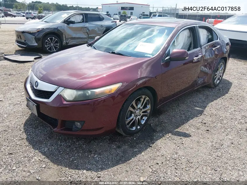 2010 Acura Tsx 2.4 VIN: JH4CU2F64AC017858 Lot: 45532032