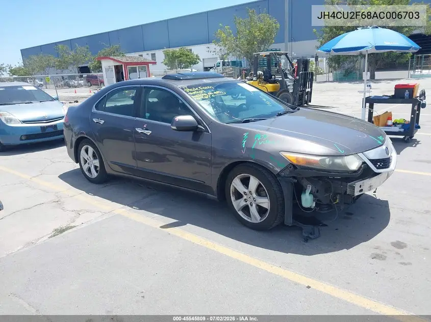 2010 Acura Tsx 2.4 VIN: JH4CU2F68AC006703 Lot: 45545809