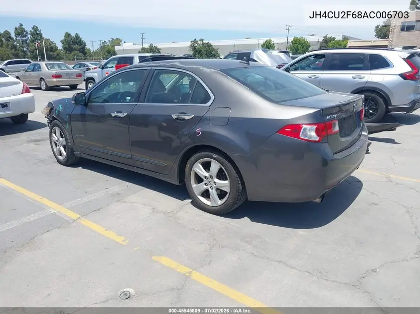2010 Acura Tsx 2.4 VIN: JH4CU2F68AC006703 Lot: 45545809
