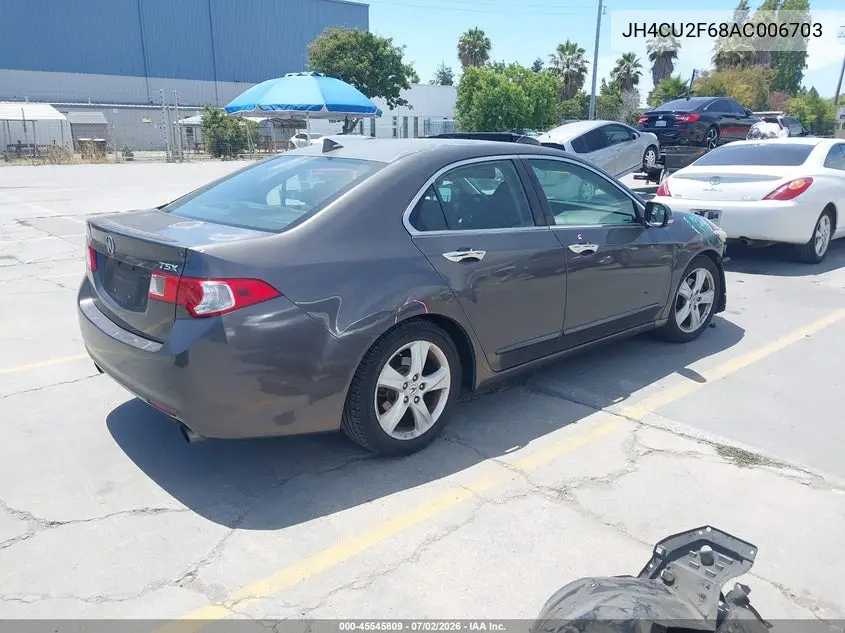 2010 Acura Tsx 2.4 VIN: JH4CU2F68AC006703 Lot: 45545809