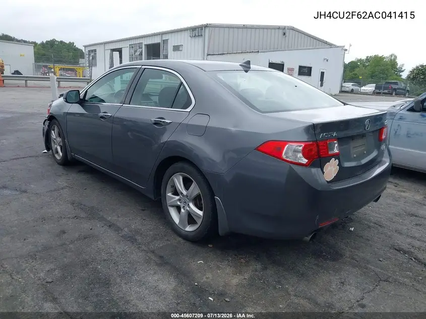 2010 Acura Tsx 2.4 VIN: JH4CU2F62AC041415 Lot: 45607209