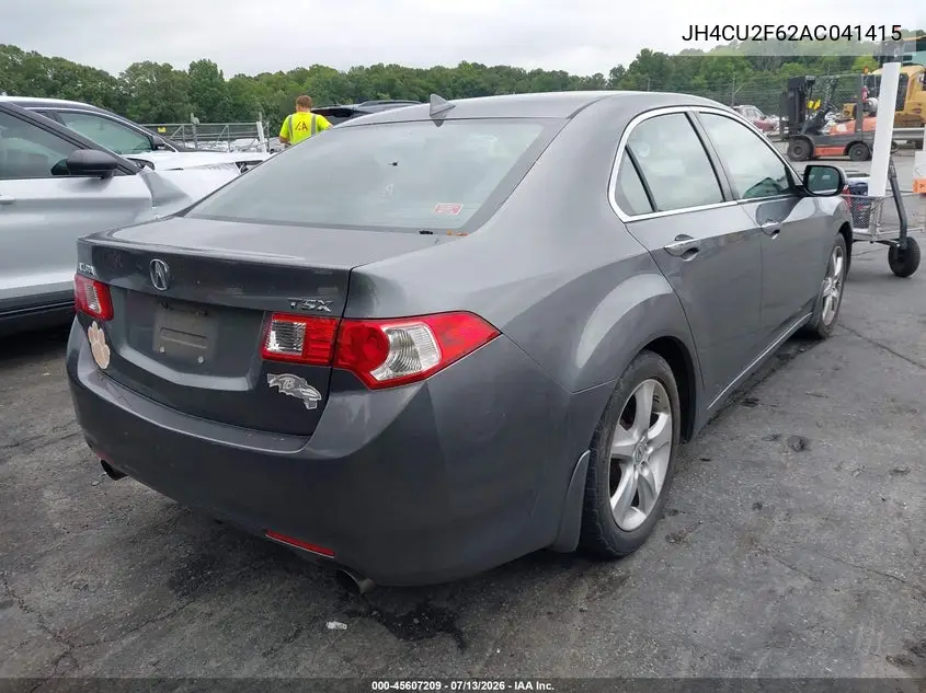 2010 Acura Tsx 2.4 VIN: JH4CU2F62AC041415 Lot: 45607209