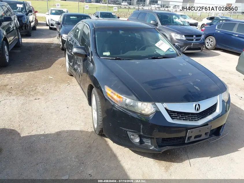 2010 Acura Tsx 2.4 VIN: JH4CU2F61AT028560 Lot: 45638404