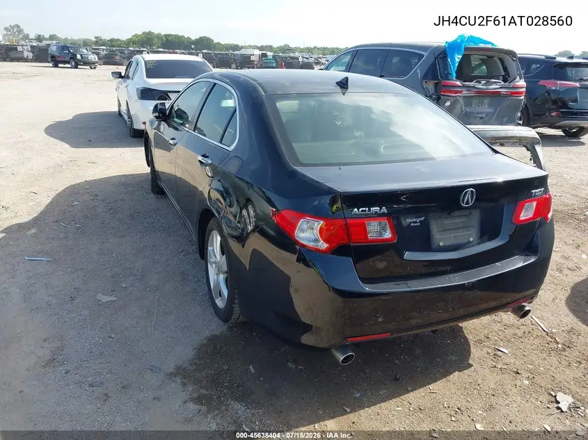 2010 Acura Tsx 2.4 VIN: JH4CU2F61AT028560 Lot: 45638404