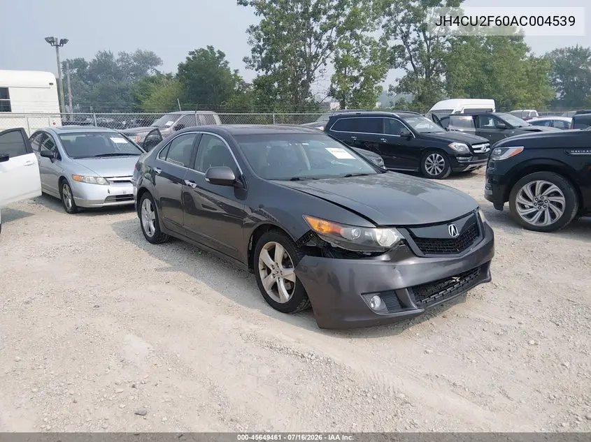 2010 Acura Tsx 2.4 VIN: JH4CU2F60AC004539 Lot: 45649461