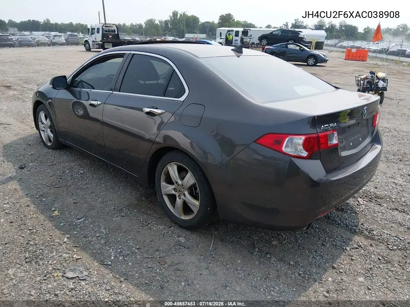 2010 Acura Tsx 2.4 VIN: JH4CU2F6XAC038908 Lot: 45657453