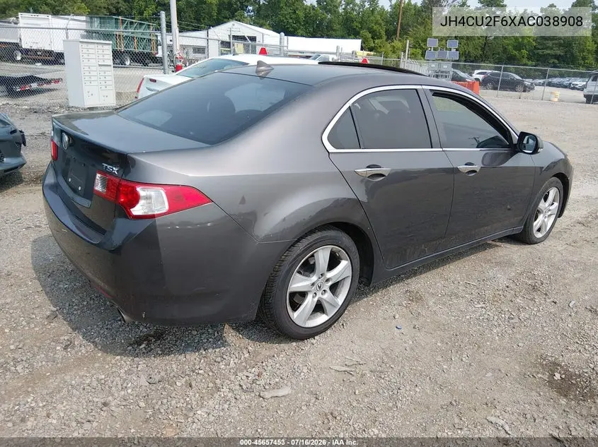 2010 Acura Tsx 2.4 VIN: JH4CU2F6XAC038908 Lot: 45657453