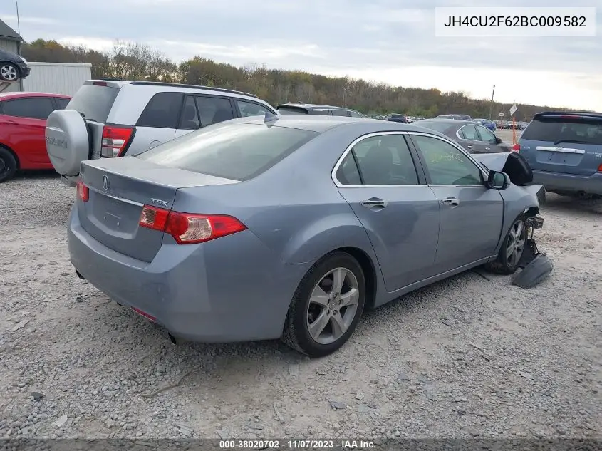 JH4CU2F62BC009582 2011 Acura Tsx 2.4