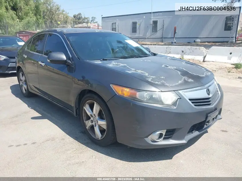 2011 Acura Tsx 2.4 VIN: JH4CU2F63BC004536 Lot: 45461759
