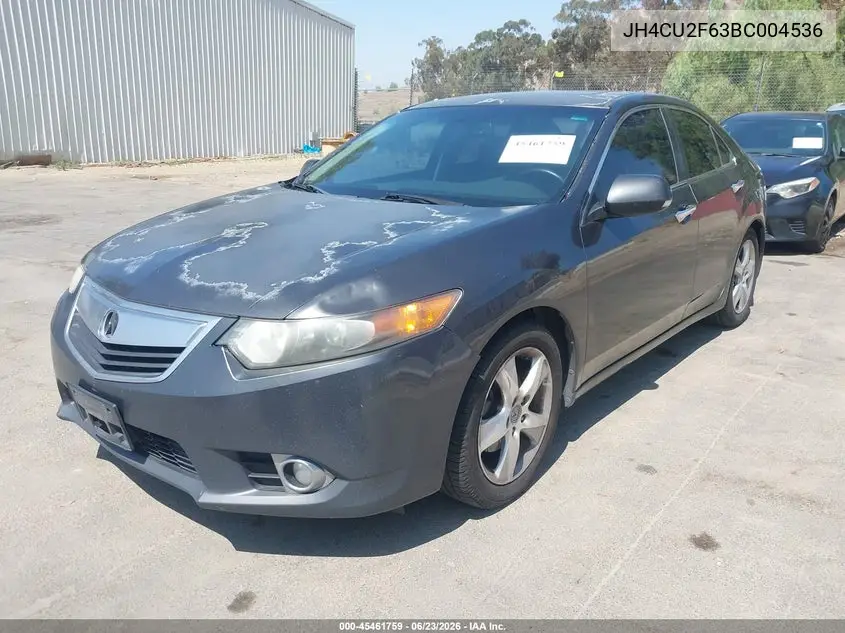 2011 Acura Tsx 2.4 VIN: JH4CU2F63BC004536 Lot: 45461759