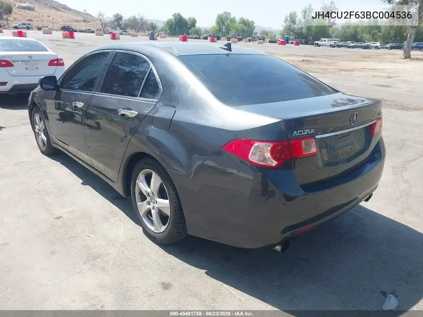 2011 Acura Tsx 2.4 VIN: JH4CU2F63BC004536 Lot: 45461759