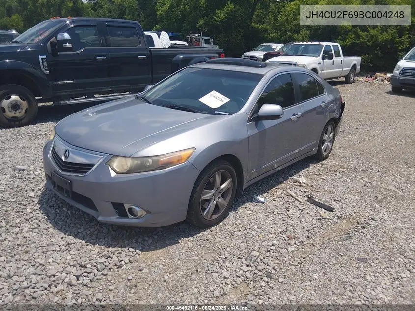 2011 Acura Tsx 2.4 VIN: JH4CU2F69BC004248 Lot: 45462116