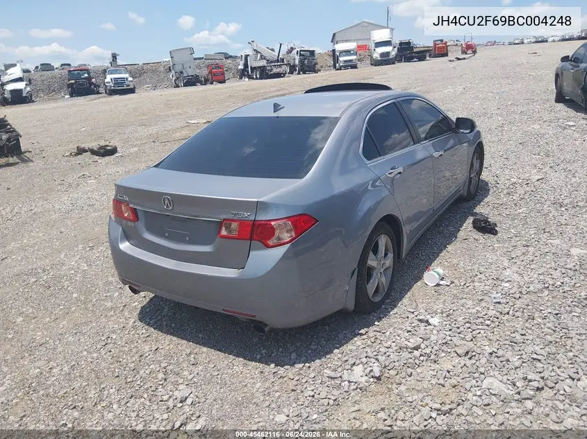 2011 Acura Tsx 2.4 VIN: JH4CU2F69BC004248 Lot: 45462116