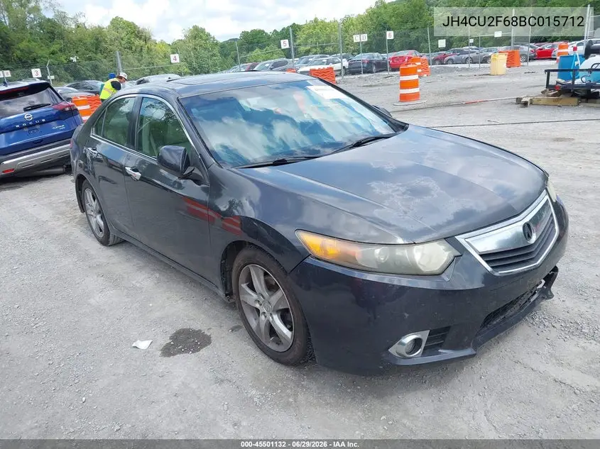 2011 Acura Tsx 2.4 VIN: JH4CU2F68BC015712 Lot: 45501132