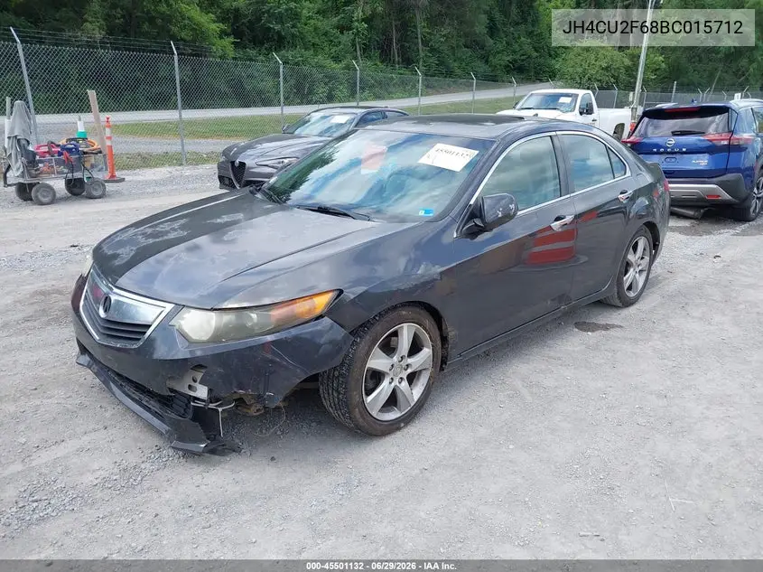2011 Acura Tsx 2.4 VIN: JH4CU2F68BC015712 Lot: 45501132