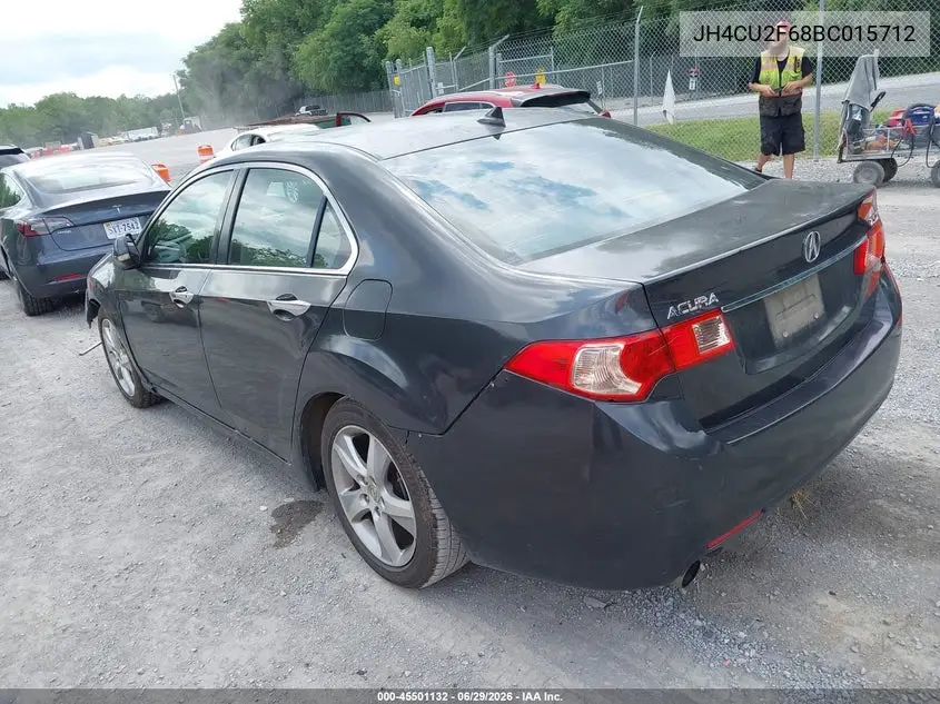 2011 Acura Tsx 2.4 VIN: JH4CU2F68BC015712 Lot: 45501132