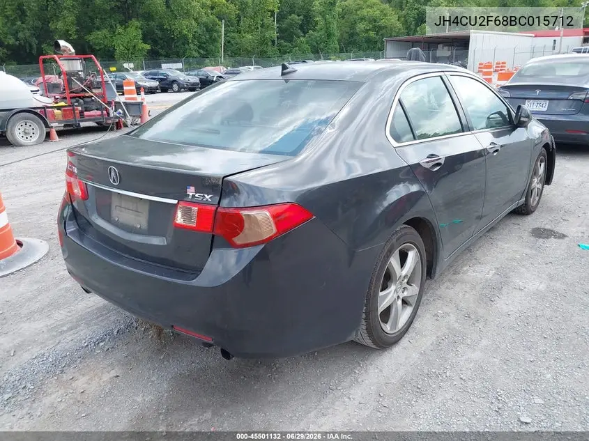 2011 Acura Tsx 2.4 VIN: JH4CU2F68BC015712 Lot: 45501132