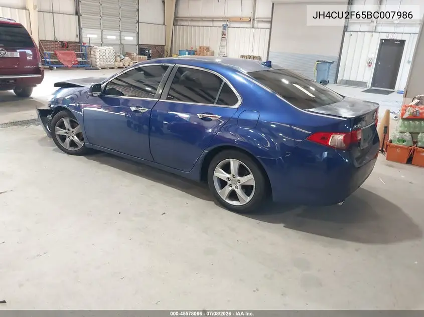 2011 Acura Tsx 2.4 VIN: JH4CU2F65BC007986 Lot: 45578066
