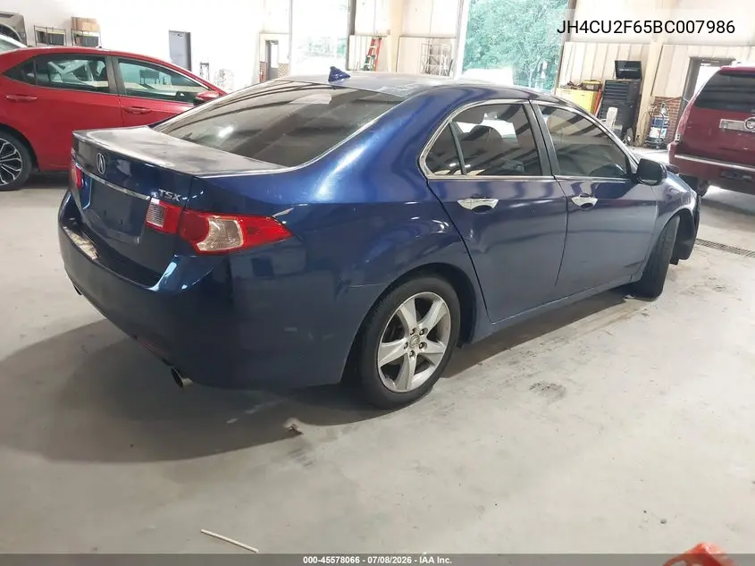 2011 Acura Tsx 2.4 VIN: JH4CU2F65BC007986 Lot: 45578066
