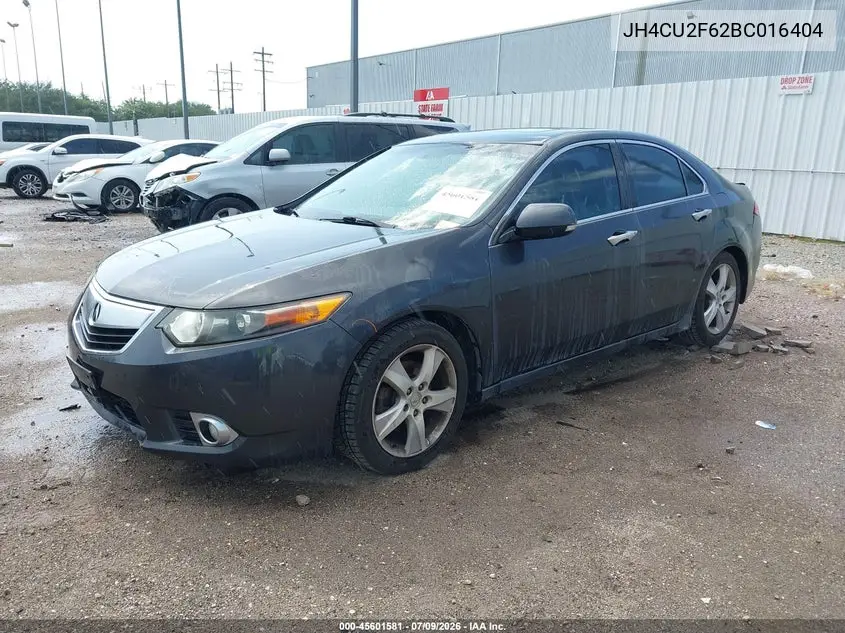 2011 Acura Tsx 2.4 VIN: JH4CU2F62BC016404 Lot: 45601581
