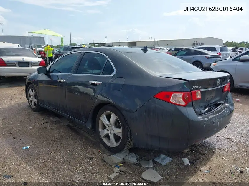 2011 Acura Tsx 2.4 VIN: JH4CU2F62BC016404 Lot: 45601581