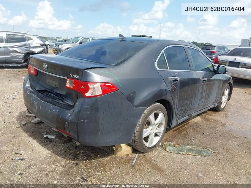 2011 Acura Tsx 2.4 VIN: JH4CU2F62BC016404 Lot: 45601581
