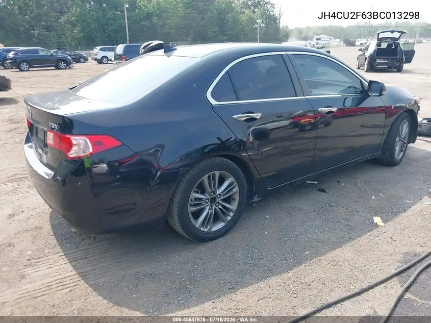 2011 Acura Tsx 2.4 VIN: JH4CU2F63BC013298 Lot: 45647976