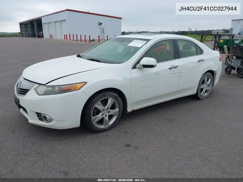 2012 Acura Tsx 2.4 VIN: JH4CU2F41CC027944 Lot: 45331144