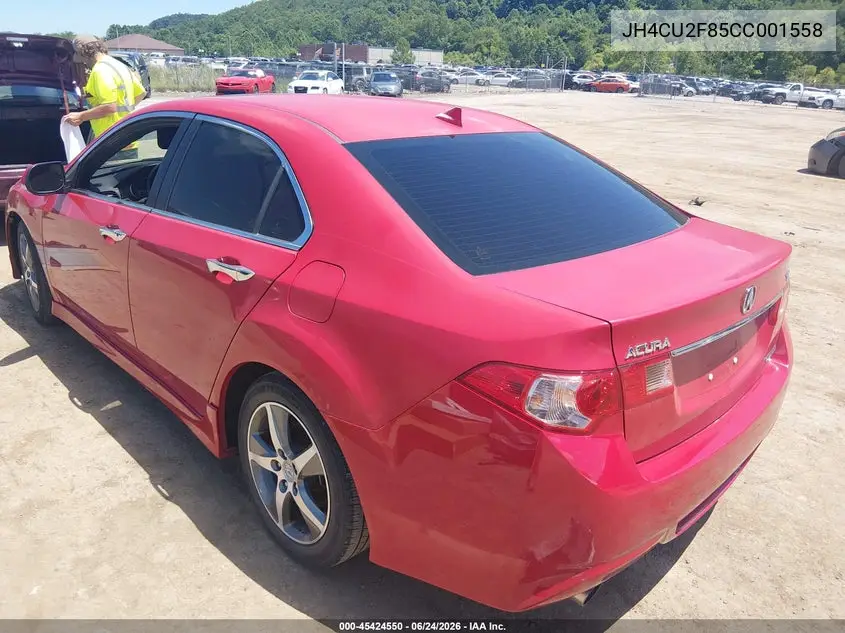 2012 Acura Tsx 2.4 VIN: JH4CU2F85CC001558 Lot: 45424550