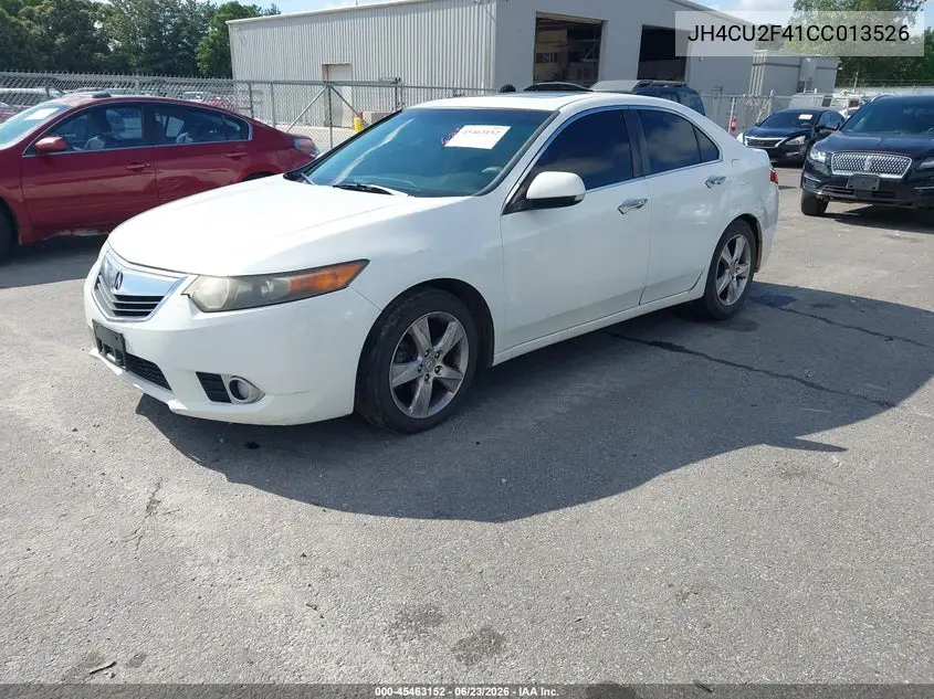 2012 Acura Tsx 2.4 VIN: JH4CU2F41CC013526 Lot: 45463152