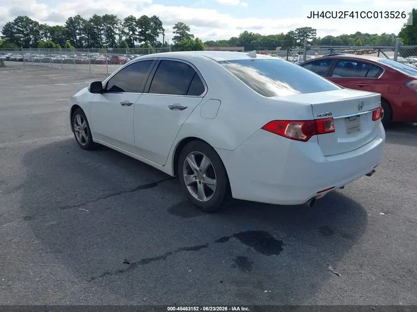 2012 Acura Tsx 2.4 VIN: JH4CU2F41CC013526 Lot: 45463152