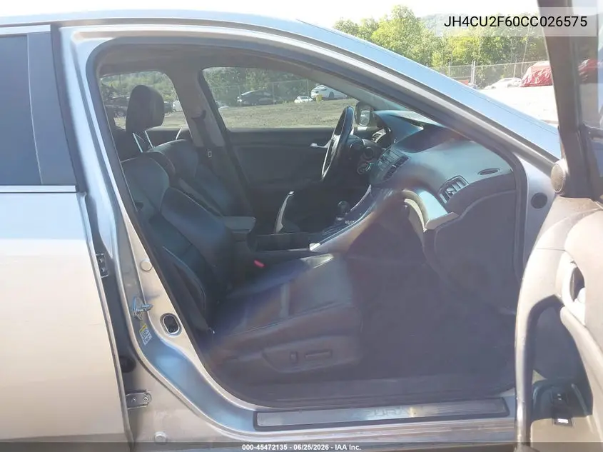 2012 Acura Tsx 2.4 VIN: JH4CU2F60CC026575 Lot: 45472135