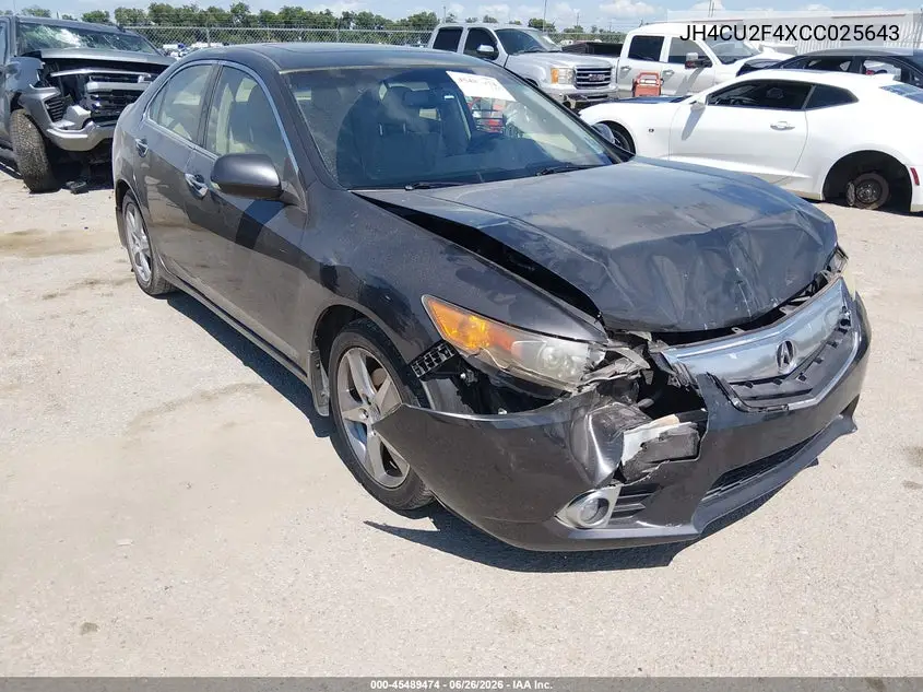 2012 Acura Tsx 2.4 VIN: JH4CU2F4XCC025643 Lot: 45489474