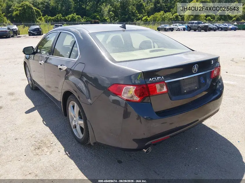 2012 Acura Tsx 2.4 VIN: JH4CU2F4XCC025643 Lot: 45489474