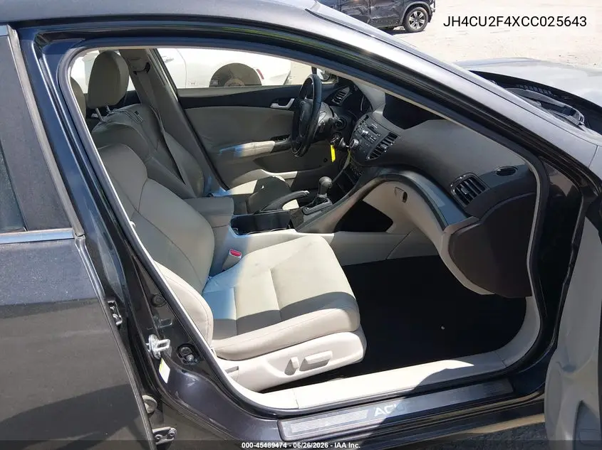 2012 Acura Tsx 2.4 VIN: JH4CU2F4XCC025643 Lot: 45489474