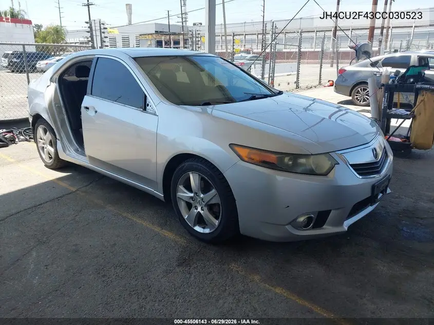 2012 Acura Tsx 2.4 VIN: JH4CU2F43CC030523 Lot: 45506143