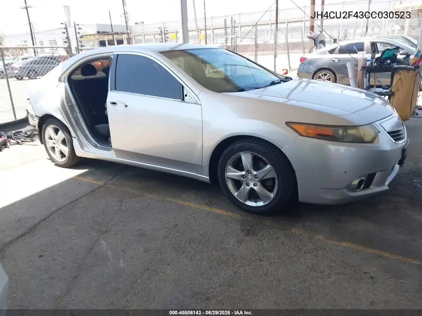 2012 Acura Tsx 2.4 VIN: JH4CU2F43CC030523 Lot: 45506143