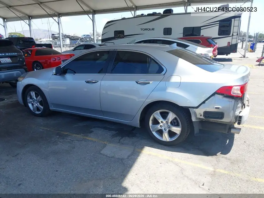 2012 Acura Tsx 2.4 VIN: JH4CU2F43CC030523 Lot: 45506143
