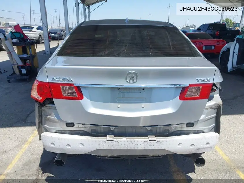 2012 Acura Tsx 2.4 VIN: JH4CU2F43CC030523 Lot: 45506143