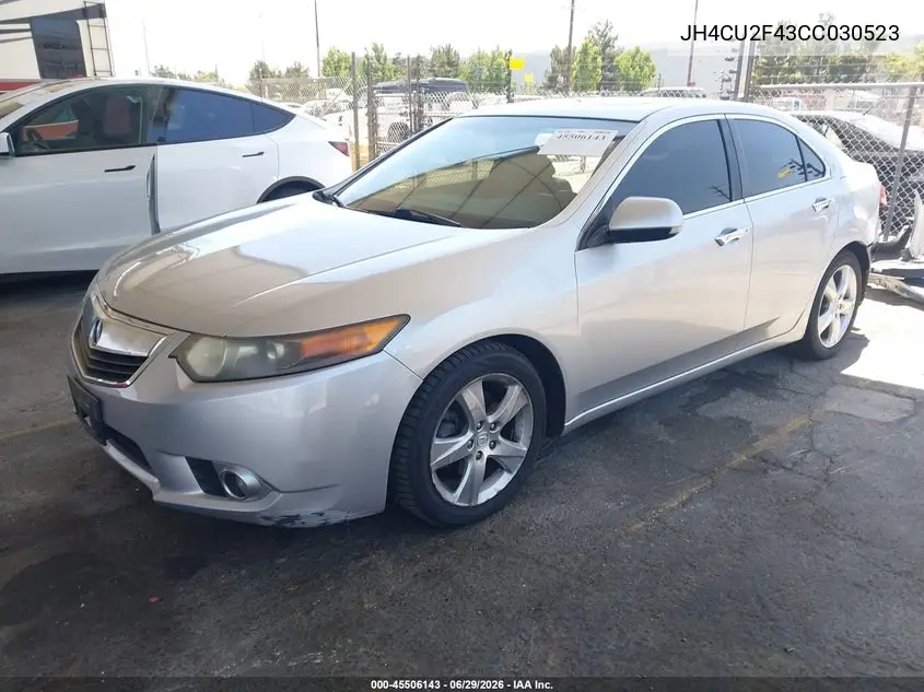 2012 Acura Tsx 2.4 VIN: JH4CU2F43CC030523 Lot: 45506143