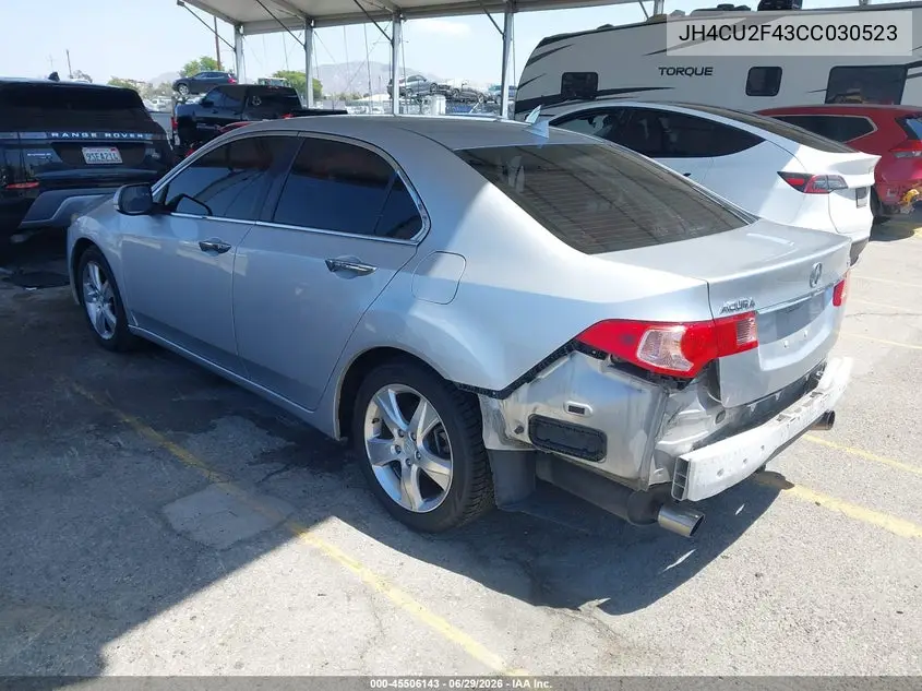 2012 Acura Tsx 2.4 VIN: JH4CU2F43CC030523 Lot: 45506143