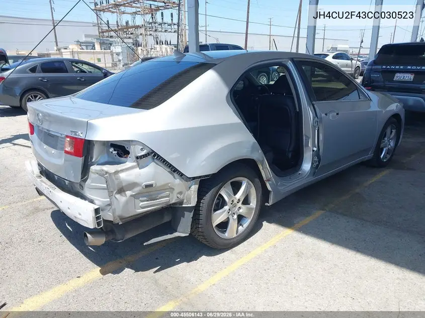 2012 Acura Tsx 2.4 VIN: JH4CU2F43CC030523 Lot: 45506143