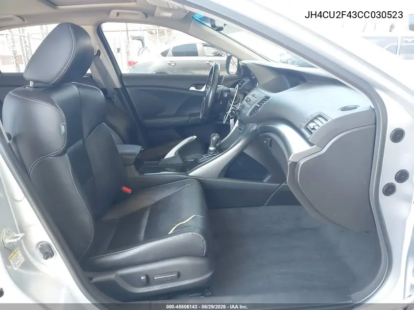 2012 Acura Tsx 2.4 VIN: JH4CU2F43CC030523 Lot: 45506143