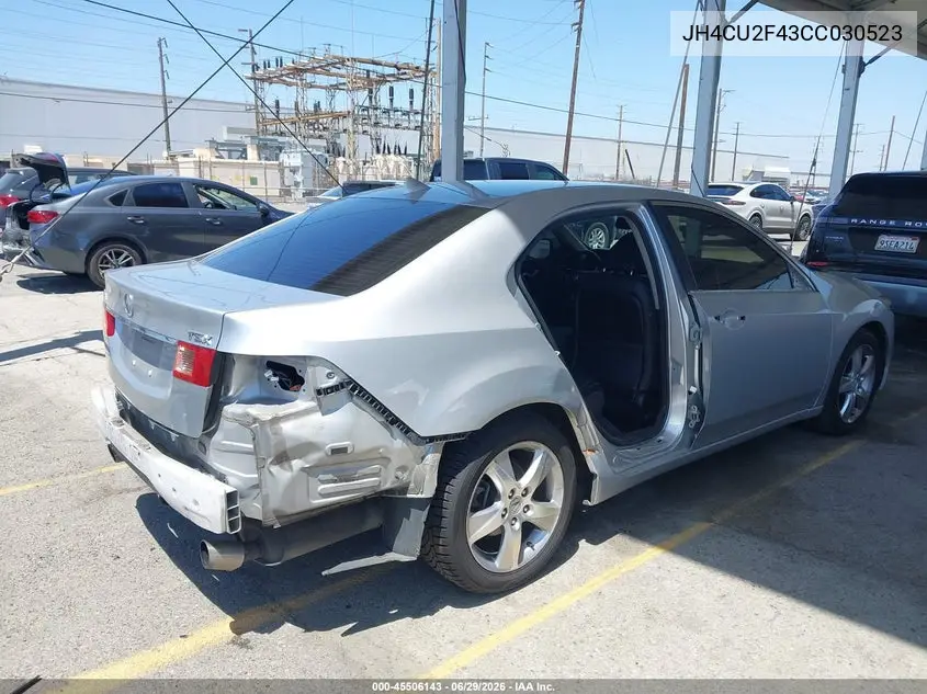2012 Acura Tsx 2.4 VIN: JH4CU2F43CC030523 Lot: 45506143