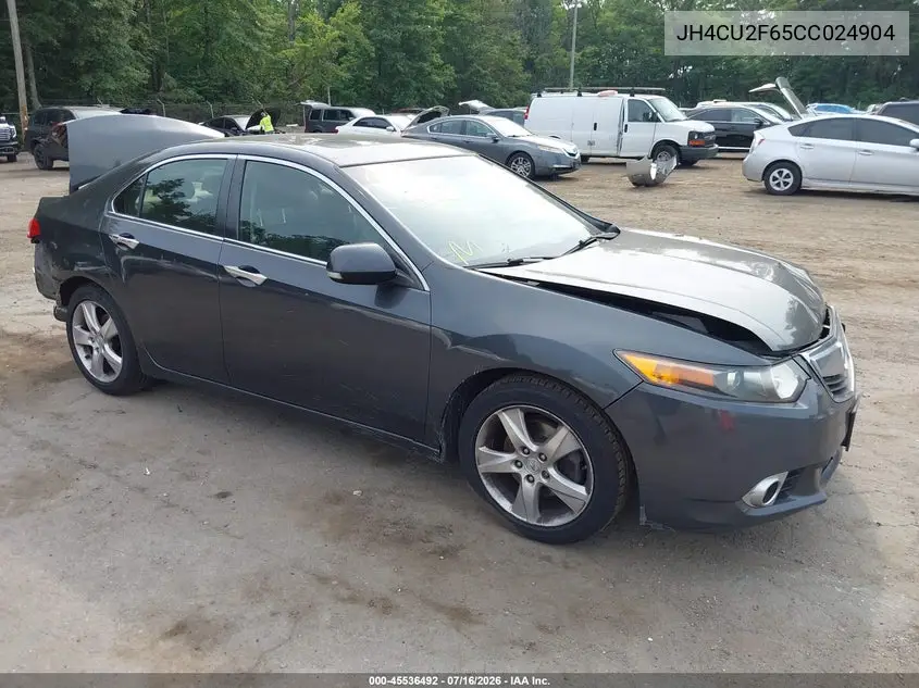 2012 Acura Tsx 2.4 VIN: JH4CU2F65CC024904 Lot: 45536492