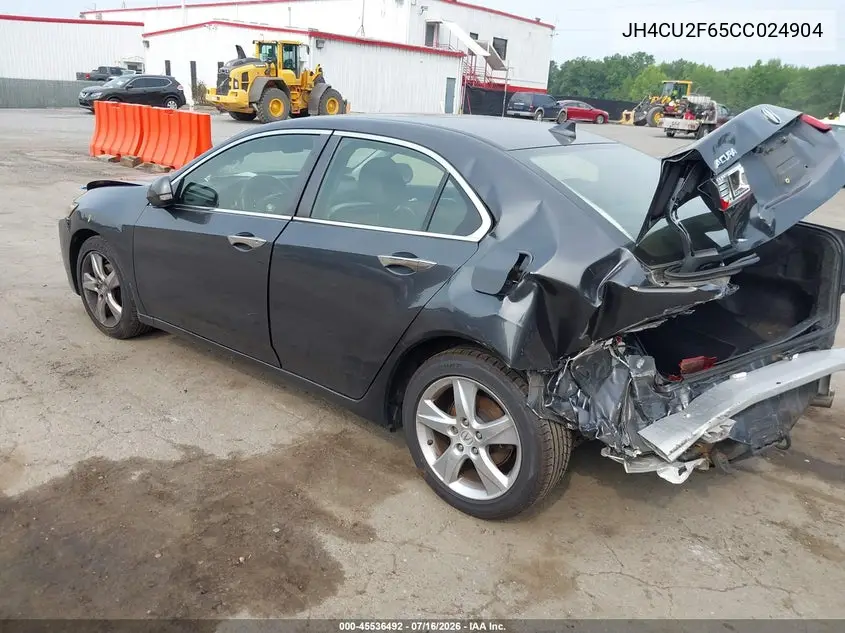 2012 Acura Tsx 2.4 VIN: JH4CU2F65CC024904 Lot: 45536492