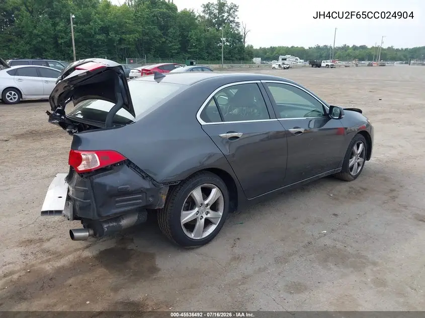 2012 Acura Tsx 2.4 VIN: JH4CU2F65CC024904 Lot: 45536492