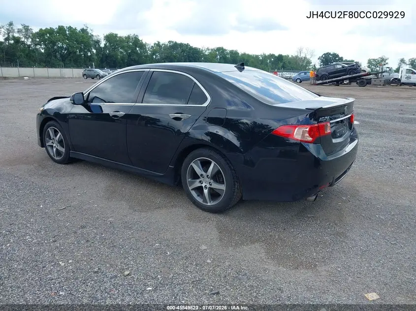 2012 Acura Tsx 2.4 VIN: JH4CU2F80CC029929 Lot: 45549823