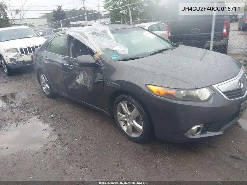 2012 Acura Tsx 2.4 VIN: JH4CU2F40CC016711 Lot: 45560299