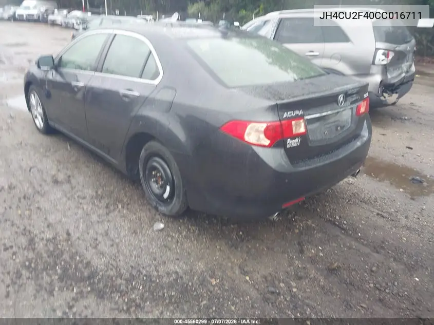 2012 Acura Tsx 2.4 VIN: JH4CU2F40CC016711 Lot: 45560299